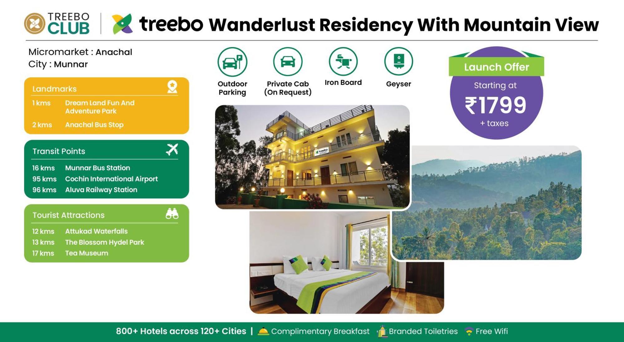 Treebo Wanderlust Residency With Mountain View Hotel Munnar